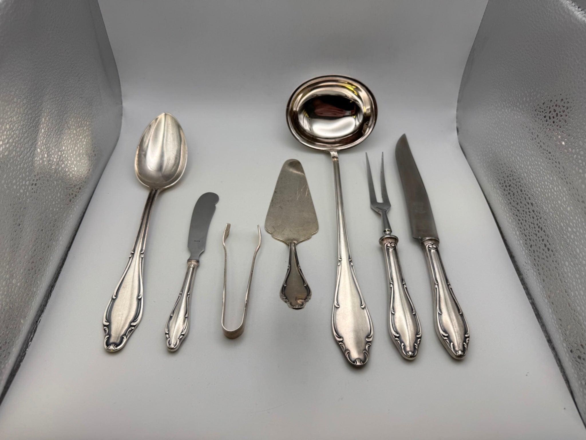 Vintage Wellner Germany Silverplate Piece Serving Set WLN4 - Main Image
