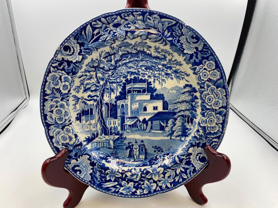 Early Ca 1820's Transferware Dinner Plate RILEY'S SEMI CHINA - Etsy