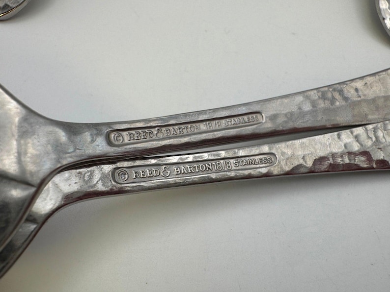 Reed & Barton Hammered Antique Salad Fork - Thumbnail 2