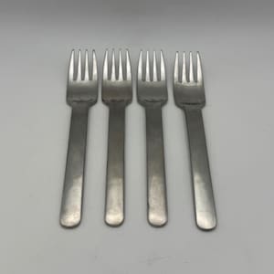 Set of 4 Splendide 18/8 Stainless Steel BLIZZARD Salad Forks