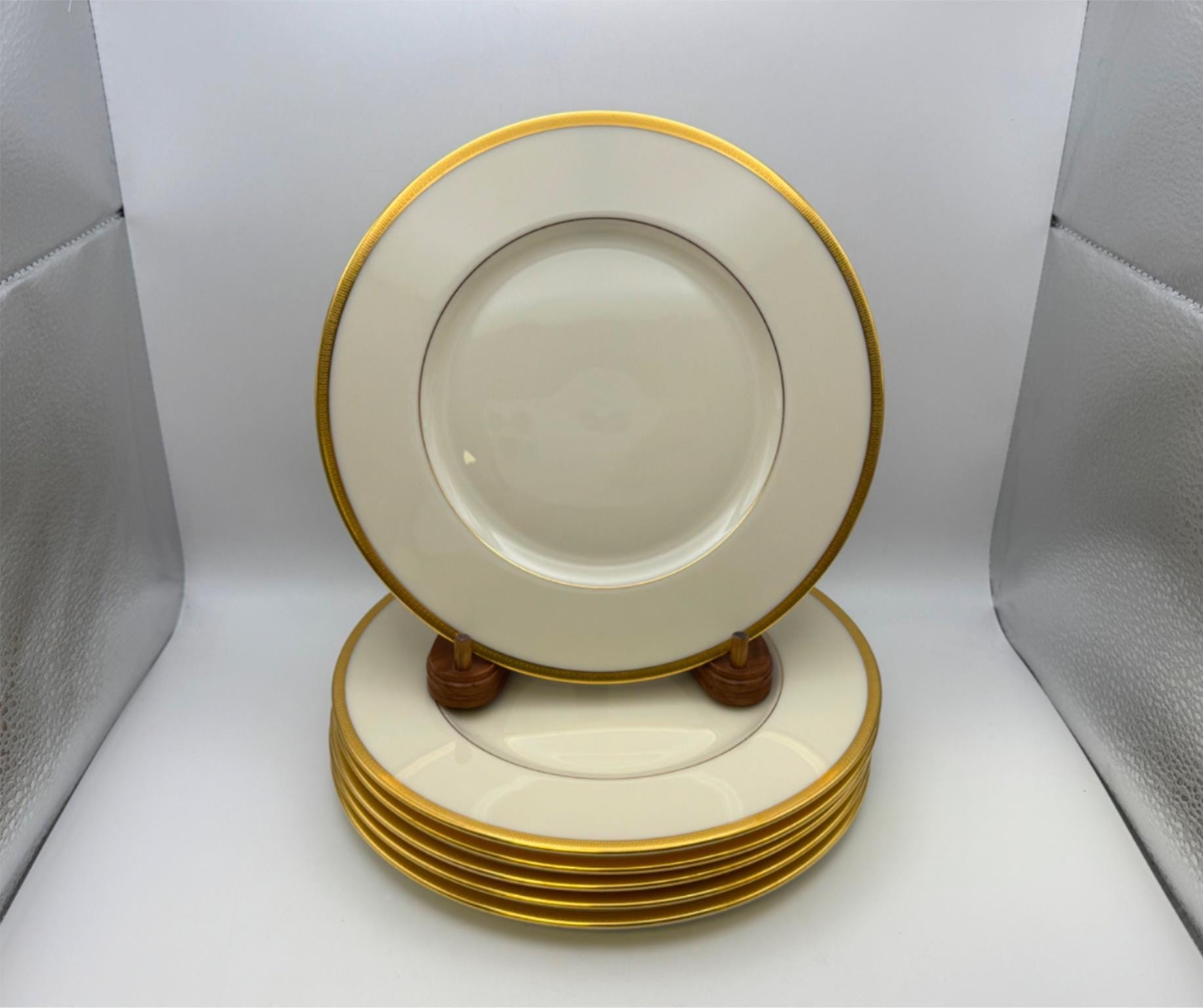 USA製 LENOX TUXEDO 21cmプレート5枚 レノックス タキシード 【公式通販】