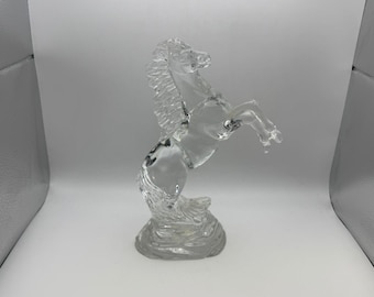 Waterford Racing Horse and Jockey Crystal Sculpture - Etsy