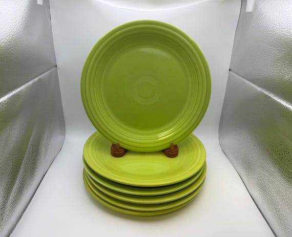 Set of Vintage Homer Laughlin Fiestaware FIESTA CHARTREUSE