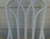 Set 6 Bamboo Chairs Cathedral Hollywood Regency Rattan Palm Beach Captain Arms Coastal Cottage Wicker Henry Link or McGuire STY SIX Dining
