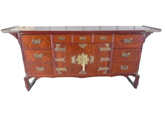 Pagoda Asian Dresser Korean STY Apothecary Tansu Chest Cabinet Sideboard Japanese Chinese Altar Prayer Table Server Japanese Tibetan Buffet