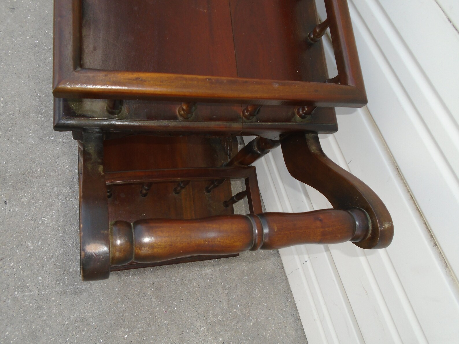 TL Swan Carved Serving Tea Cart French Country Server Trolley Etsy