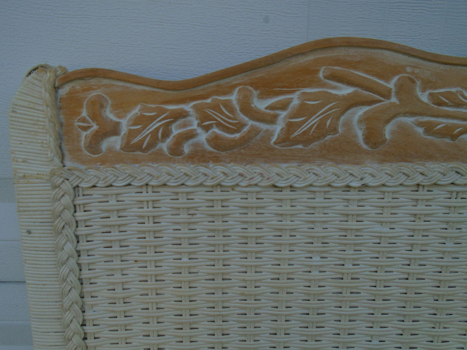Pier 1 Wicker Full Size Headboard Jamaica Collection One Etsy