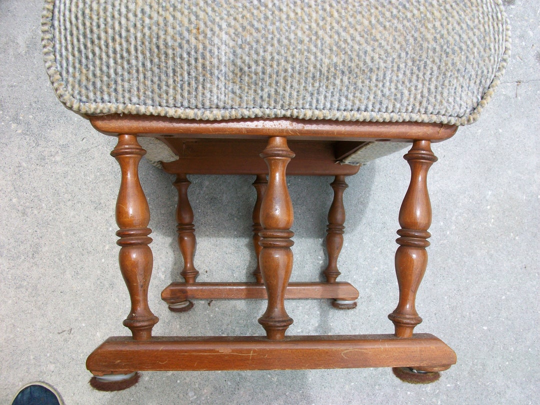 Footrest French Country Provincial English Colonial Foot Stool Etsy