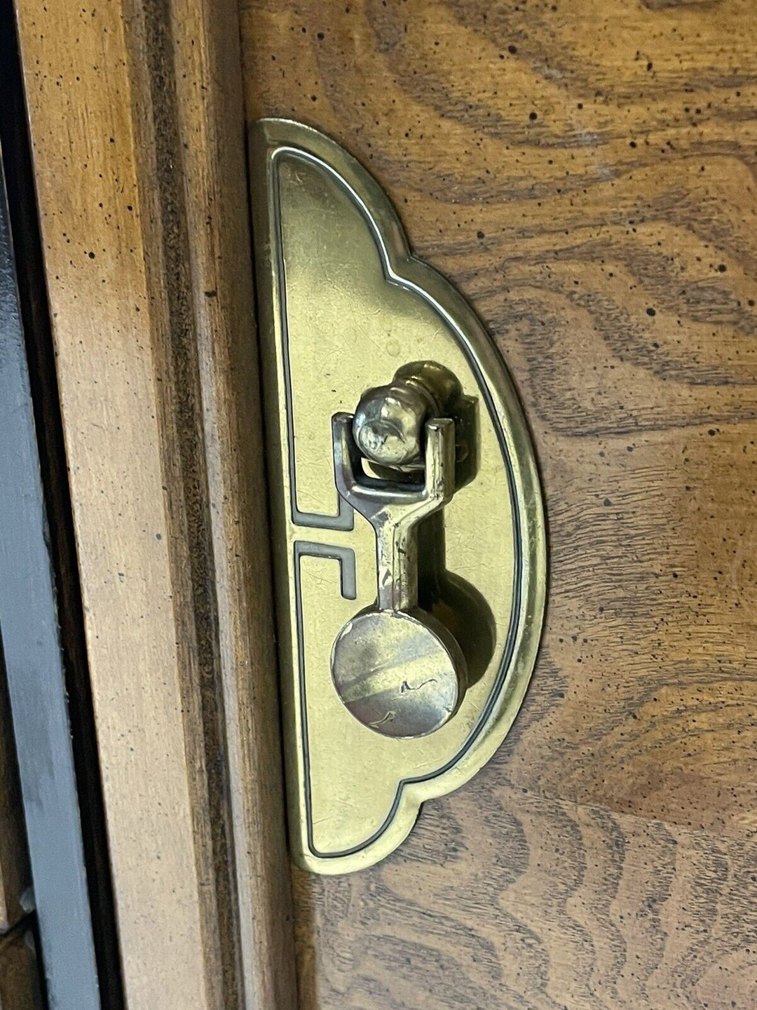 1 Asian Pull Dangling Handle for Door Replacement Hardware Broyhill