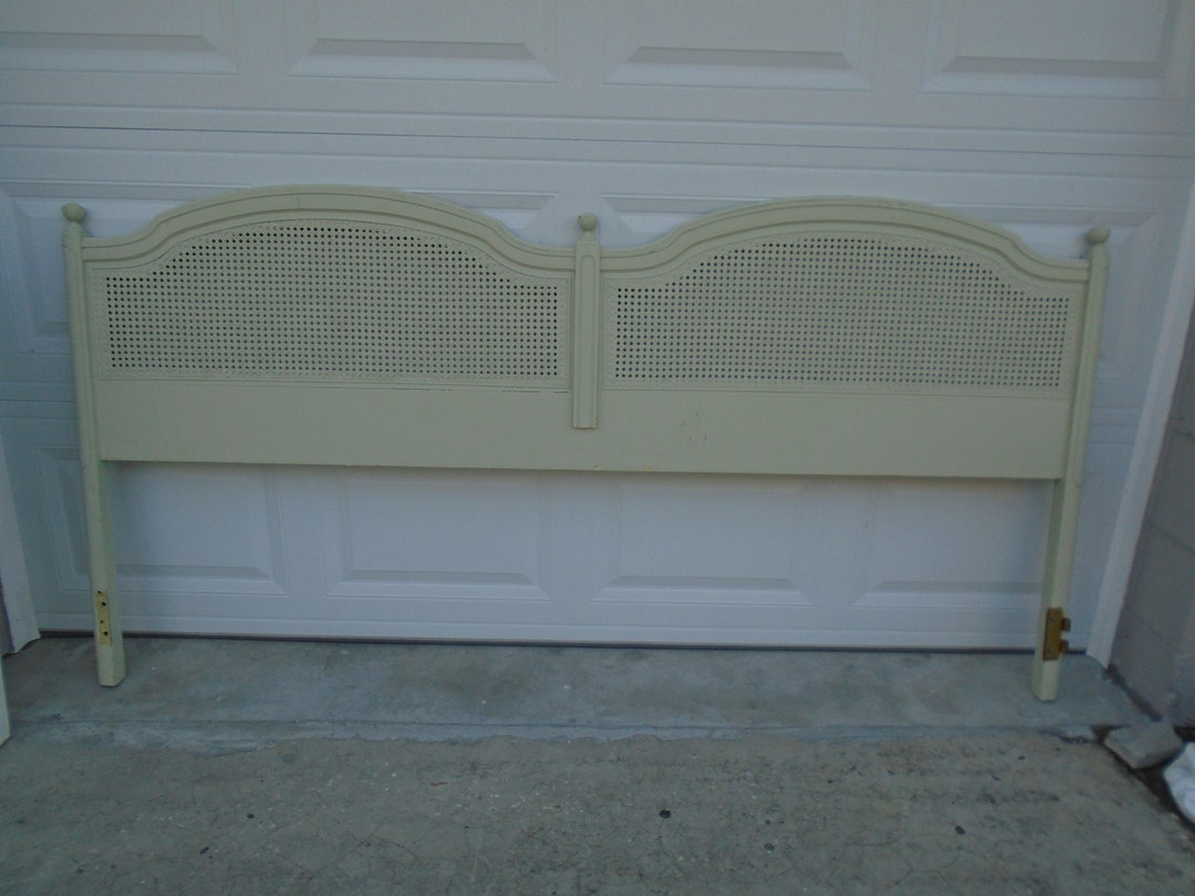 King Size Headboard Double Arch Cane French Country Provincial Henry