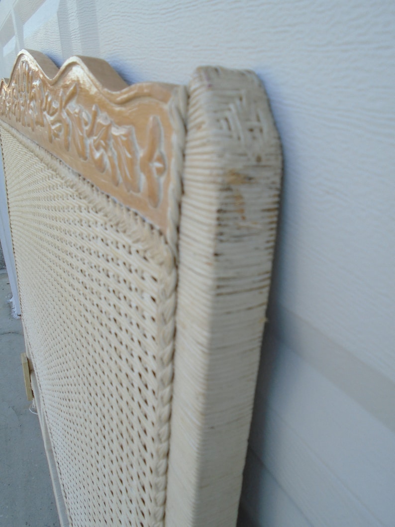 Pier 1 Wicker Full Size Headboard Jamaica Collection One Etsy
