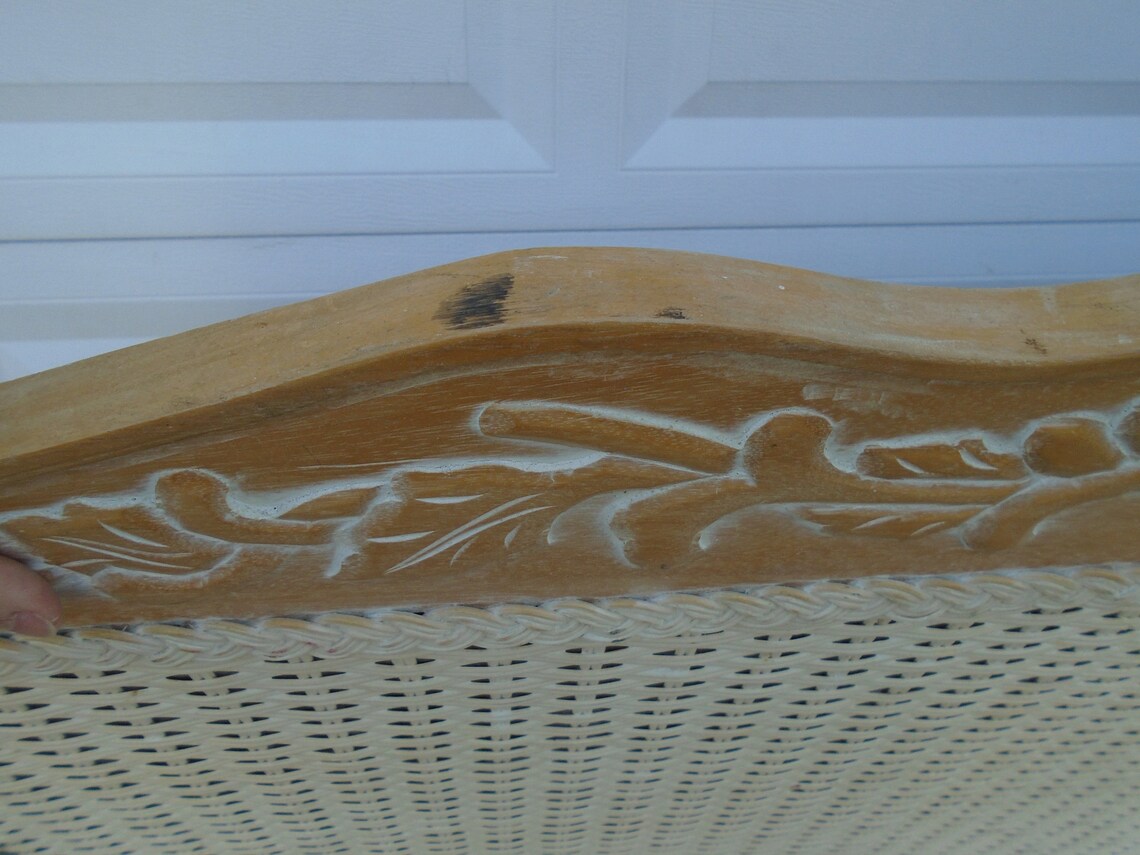 Pier 1 Wicker Full Size Headboard Jamaica Collection One Etsy