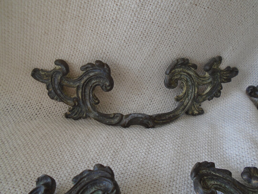 Lot 10 French Pulls Handle Replacement Hardware Provincial Similar
