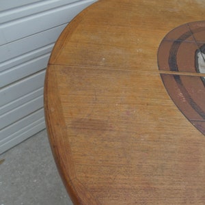Rare Dining Table Real Poul Hermann Poulsen Gangsø Møbler Teak Tile Top ...