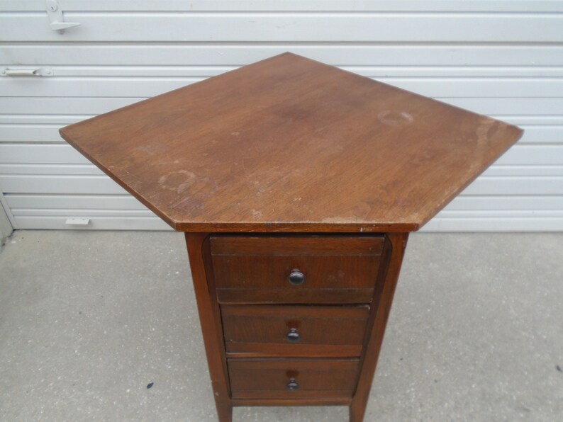 Tall Corner Table Side Dining Desk Buffet Farm French Bar Etsy