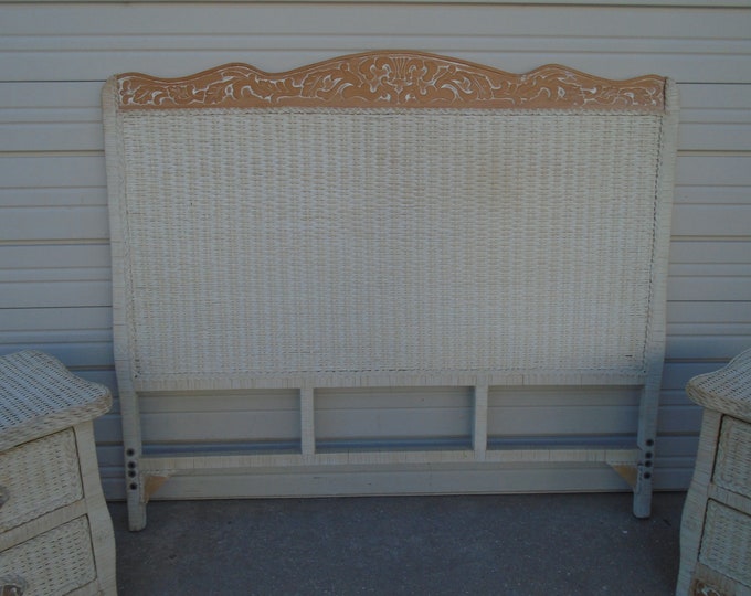 Pier 1 Wicker Queen Size Headboard Jamaica Collection One Imports