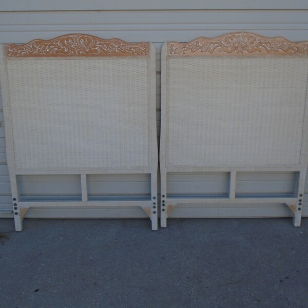 Pier 1 Wicker Headboard Etsy