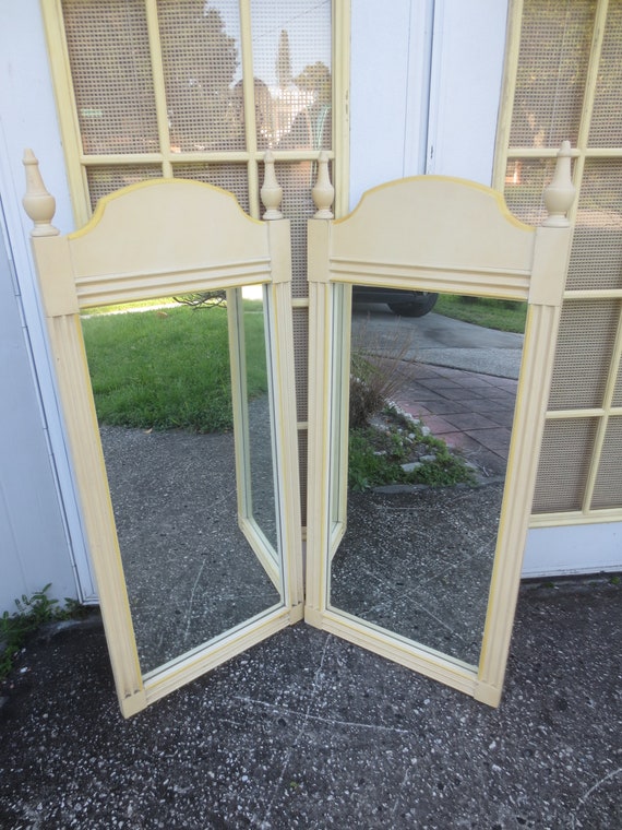 Pair French Mirrors 2 Hollywood Regency Country Italian Etsy