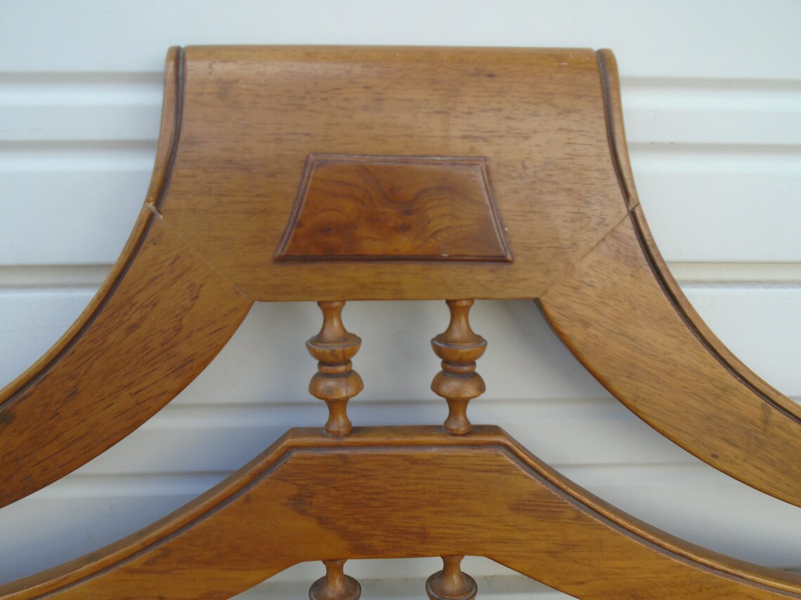 KING Size Headboard Drexel Heritage Ladder Curved Cathedral Etsy