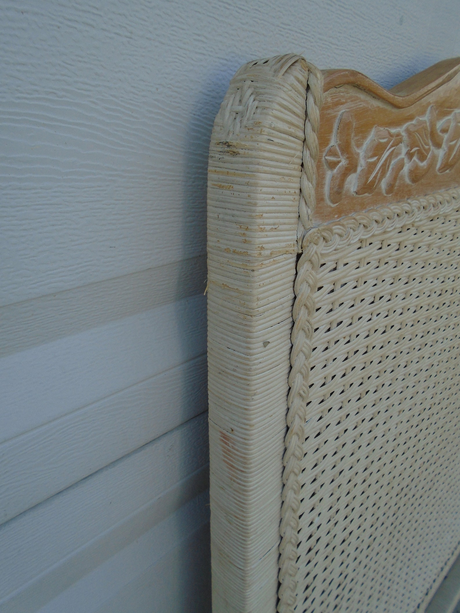 Pier 1 Wicker Full Size Headboard Jamaica Collection One Etsy