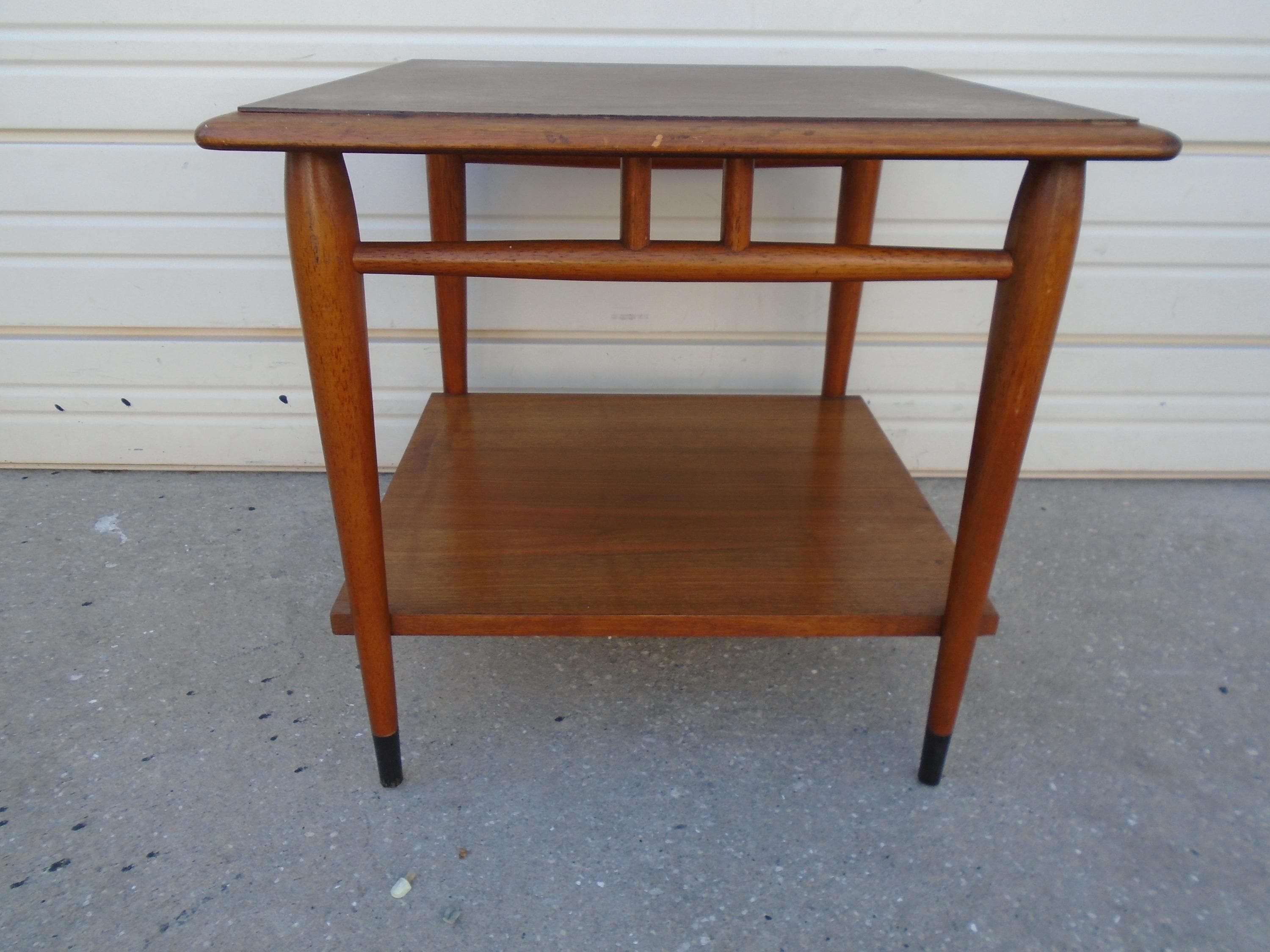 Lane Side Table Acclaim II Mid-century Modern Square Retro End