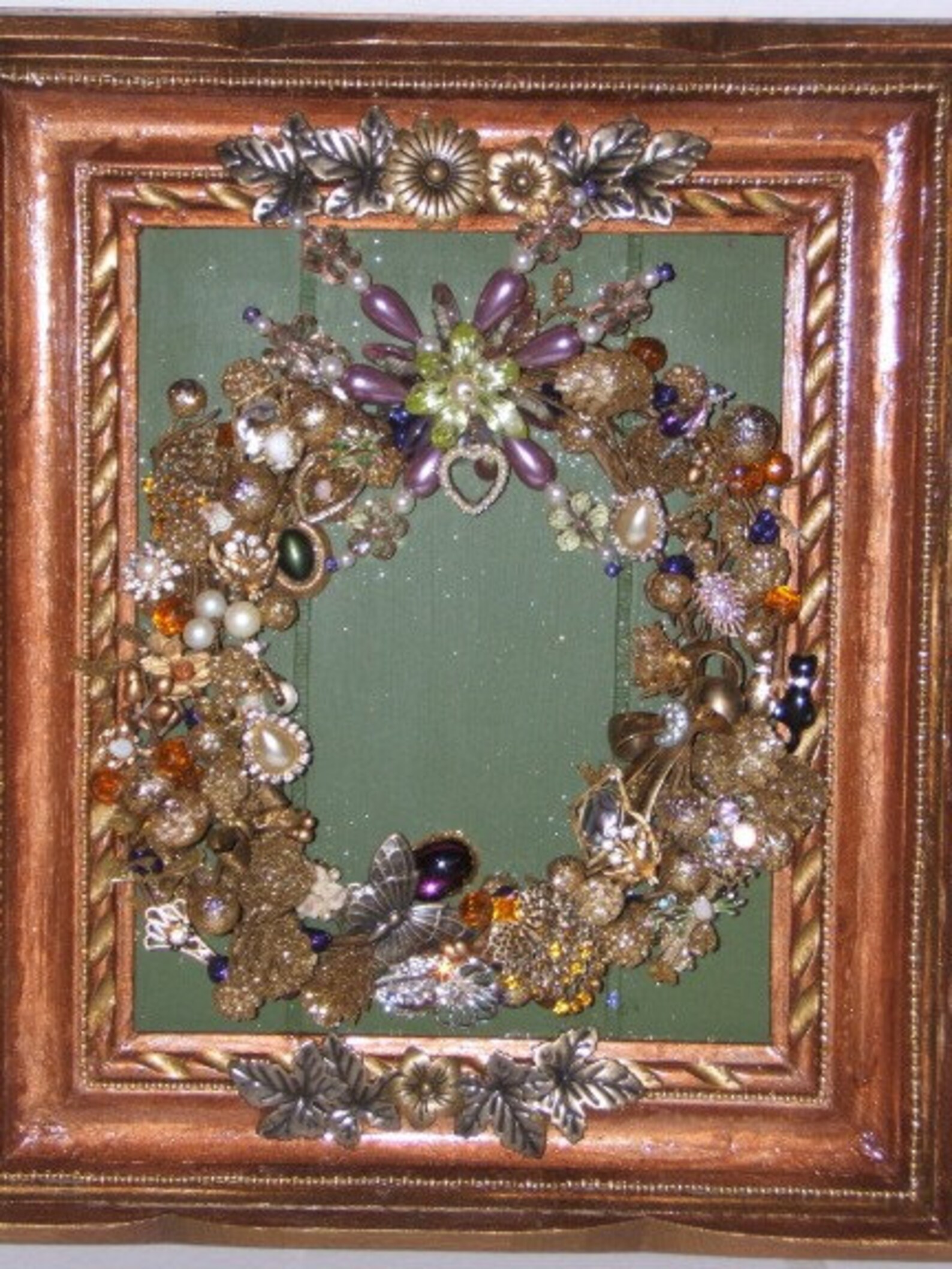 Vintage Jewelry Wall Decor Etsy