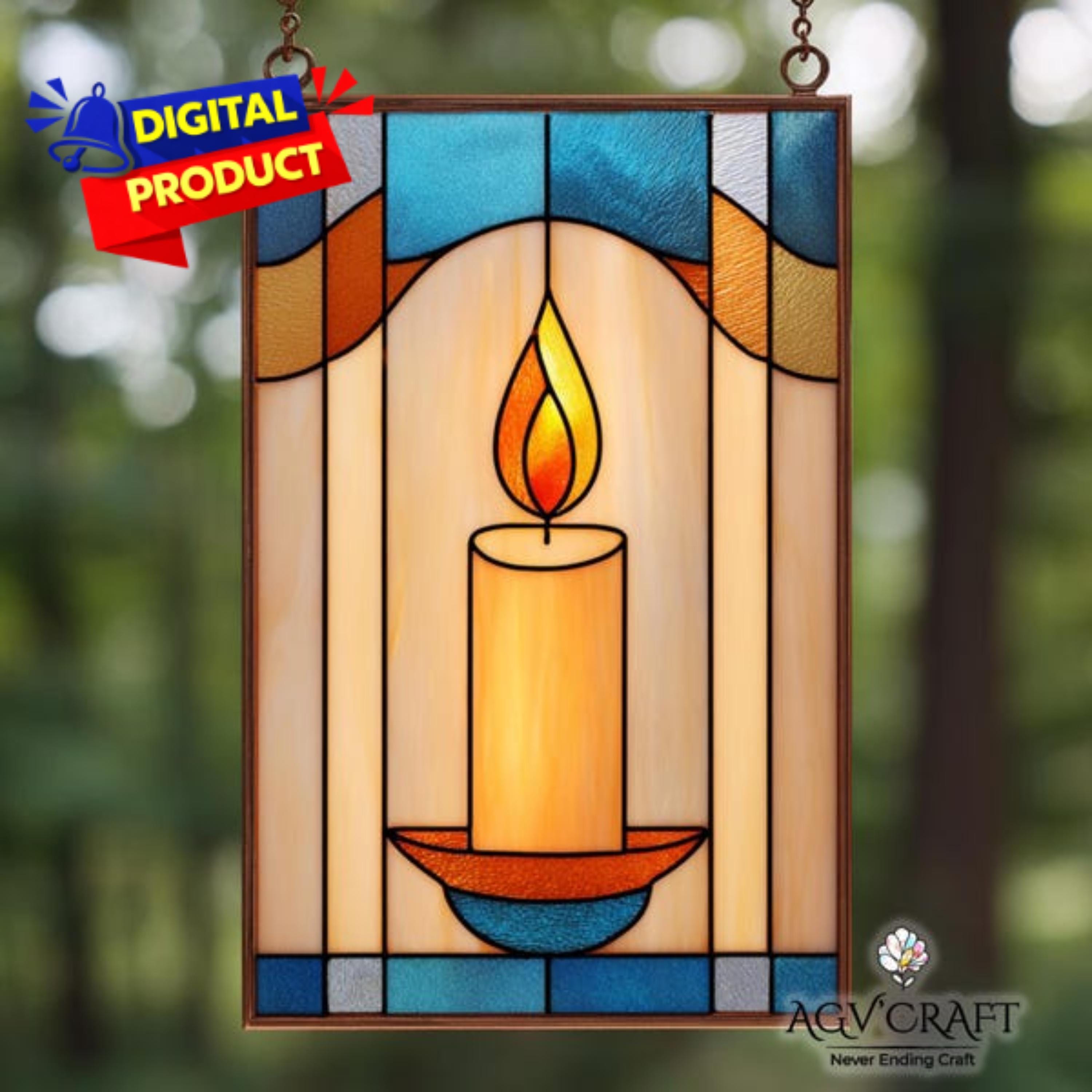 Bougie En Bois Tinsel Time Arche De Fenêtre - 7 Lumières LED - Blanc - Neuve