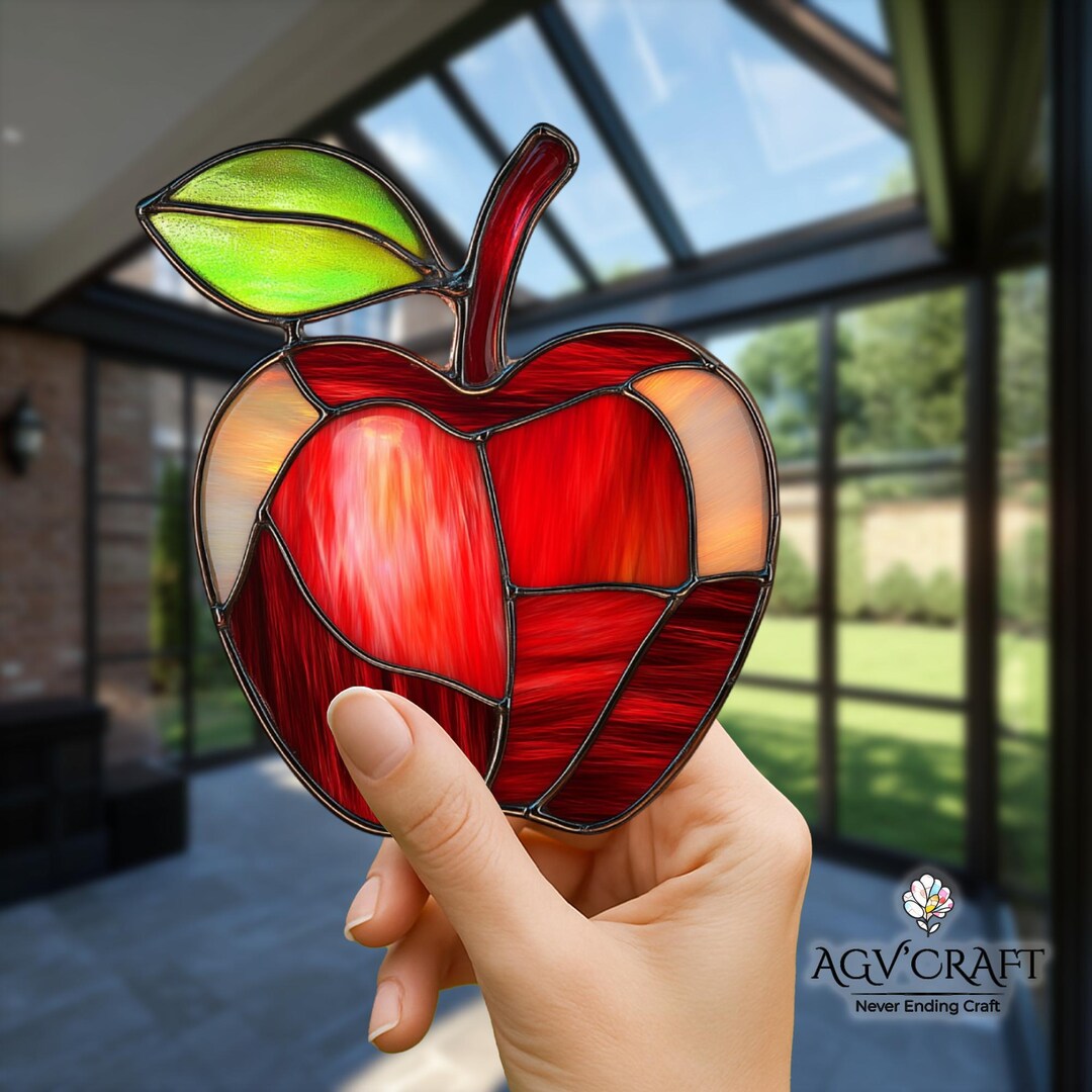 硝子のリンゴ様 りんごのオーナメント | 北一硝子 まごころお届け便