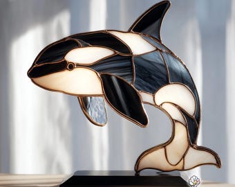 大型45cm】ヴィンテージ ステンドグラス サンキャッチャー 壁掛け