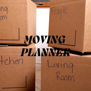 Moving Planner 2025 – Complete Moving Checklist & Organizer – Perfect for Relocation
