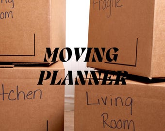 Moving Planner 2025 – Complete Moving Checklist & Organizer – Perfect for Relocation