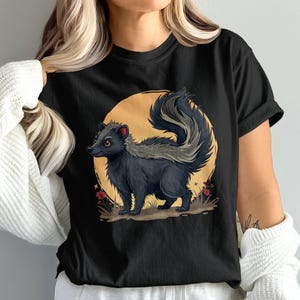 Cute Skunk T-Shirt, Shunk Shirt, Shunk Lovers Gift, Wildlife Gifts, Cute Animal Shirt, Gift For Her, Kids Tshirt, Shunk Sweatshirt, Gifts