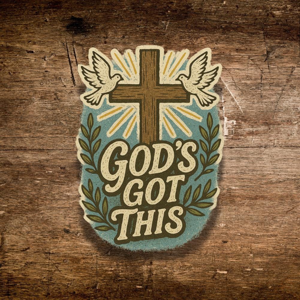 In God We Trust Rear Windshield Banner Decal Sticker | Custom Made