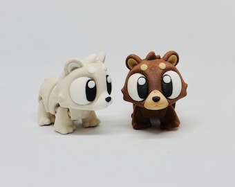 3D Printed Articulating Bear | Sensory Flexi Fidget Bear