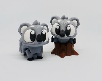 Articulated 3D Printed Koala Sensory Pet - Moving Head