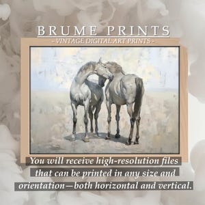Horses Print - Wild Mustang Art - Abstract Horse Vintage Art - Equestrian Wall Decor - Rustic Gift for Equestrians - Horse Print Decor