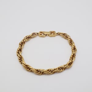 GIVENCHY Vintage Women's Rope Chain Bracelet