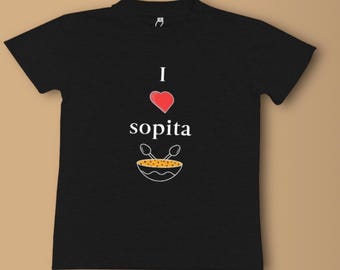 I Love Sopita Toddler Youth Kids t-shirt funny Spanish shirt