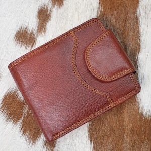 Cartera de cuero plegable para hombre, tarjetero con monedero, billetera de diseñador para hombre, regalo para padrinos de boda, regalo de cumpleaños, regalo de San Valentín
