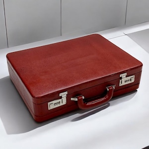 Porte-documents en cuir personnalisé pour homme, Porte-documents rigide en cuir, Porte-documents extensible, Porte-documents pour ordinateur portable pour homme, Porte-documents pour médecin, Pochette pour documents
