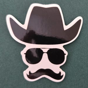 Cowboy à moustache