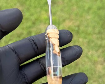 Dabber de ópalo y madera de raíz de Honda encapsulado