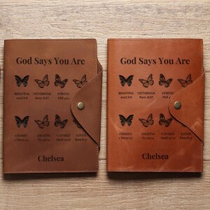Personalized Christian Journal for Men, Bible Journal Notebook, Religious Gift, First Communion Gifts, Pastor Gifts, Retirement, Birthday