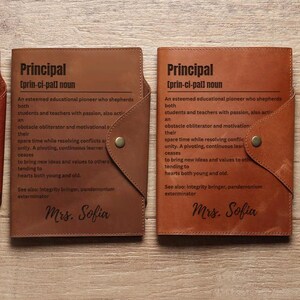 Personalized Principal Journal, Principal Definition Gift, Principal Gift, Principal Appreciation Gift, Principal Thank You Gift