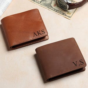 Personalized Wallet, Mens Wallet, Engraved Wallet, Groomsmen Wallet, Leather Wallet, Custom Wallet, Boyfriend Gift for Men, Gift for Him