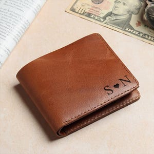 Cartera grabada, regalos personalizados, cartera personalizada, las mejores carteras para hombre, cartera con escritura a mano, carteras personalizadas, cartera de cuero para hombre