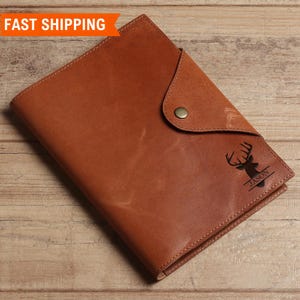 Personalized Leather Journal, Custom Refillable Rustic Notebook, Engraved Journal, Personalized Journal for Women, for Men, Leather Planner