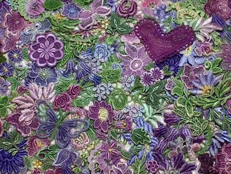 Crazy Quilt Lace Inspiration Lace Kit Venise Lace Trim Etsy