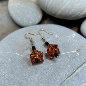 One of a Kind Hand Crafted Origami Earrings
