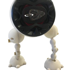 Speaker-Bot 525 -Project Plans - (Digital Download) 3D Printed, Single 5-1/4&quot; Full Range Bookshelf - files include DXF, STL, and PDF
